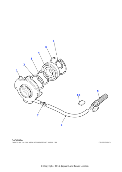 STC3236 - Land Rover Bearing intermediate shaft assembly