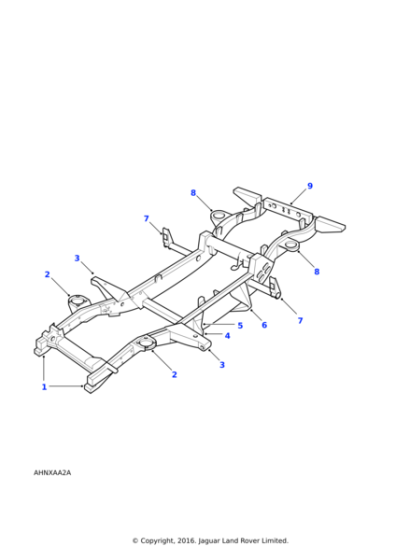 STC8648 - Land Rover Outrigger assembly