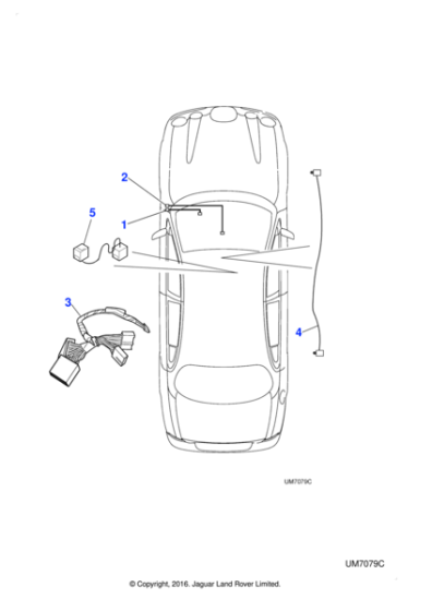 XR834484 - Jaguar Link lead