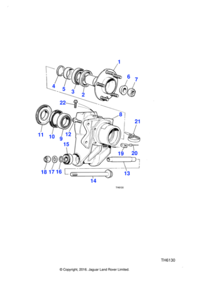 FS106201J - Jaguar Flange head screw