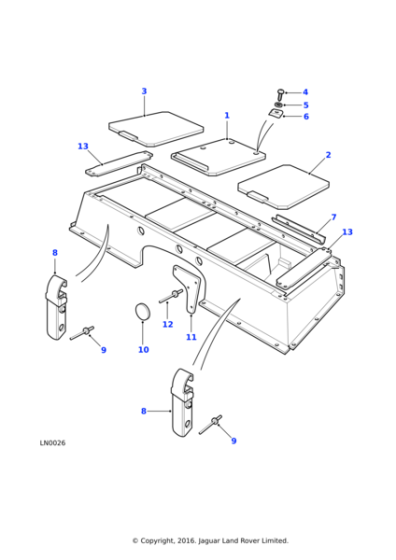 338017 - Land Rover Plug-blanking