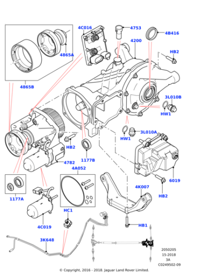 LR073539 - Land Rover Differential And Carrier