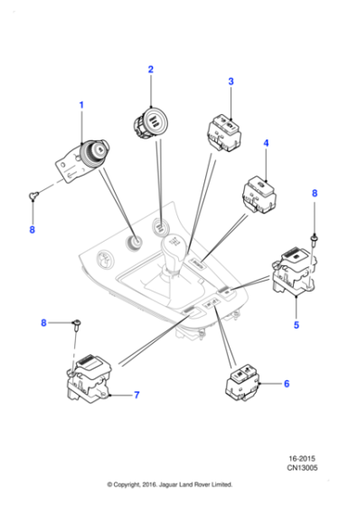 T2R42909 - Jaguar Switch