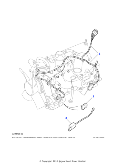 YSB001291 - Land Rover Harness Engine