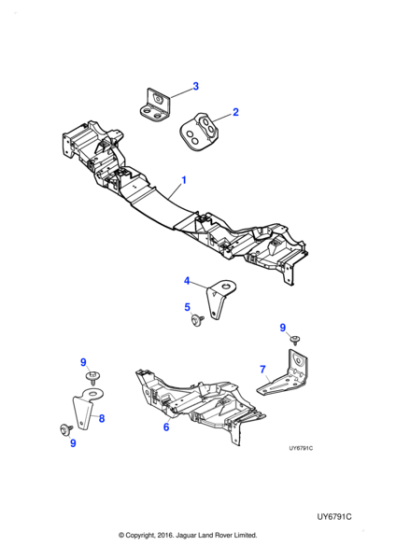 XR856644 - Jaguar Bolt And Washer