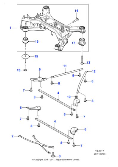 C2D10278 - Jaguar Brace