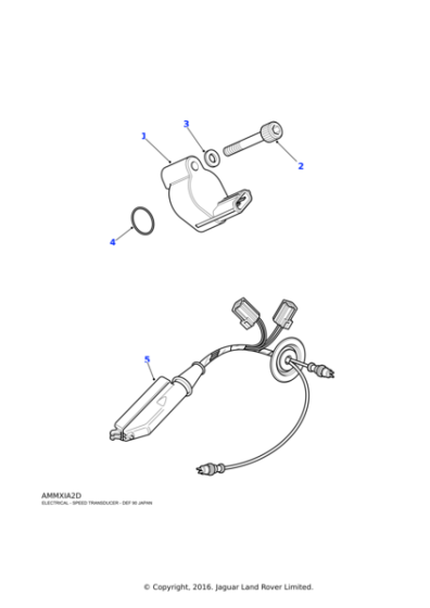 YBE100540 - Land Rover Transducer speed