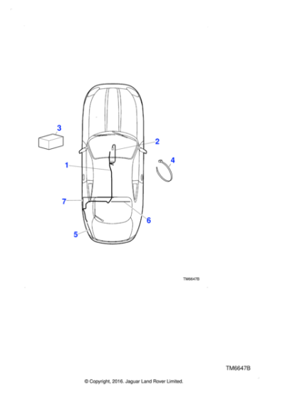 LJH3540PA - Jaguar Telephone harness