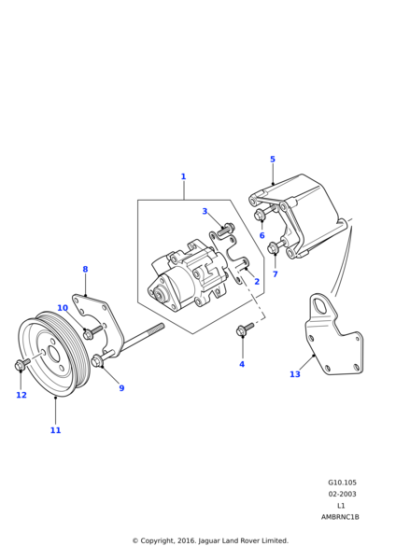 ERR4868 - Land Rover Pulley-assembly