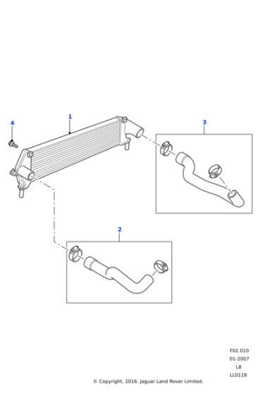 PNH500660 - Land Rover Hose