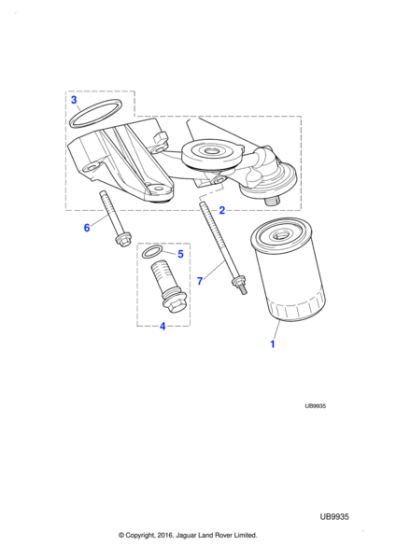 XR83314 - Jaguar Mounting bolt