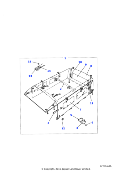 331249 - Land Rover Strap-retaining