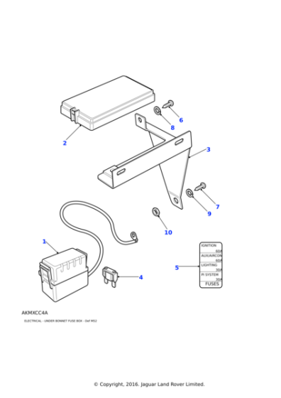 YQG10008 - Land Rover Fuse
