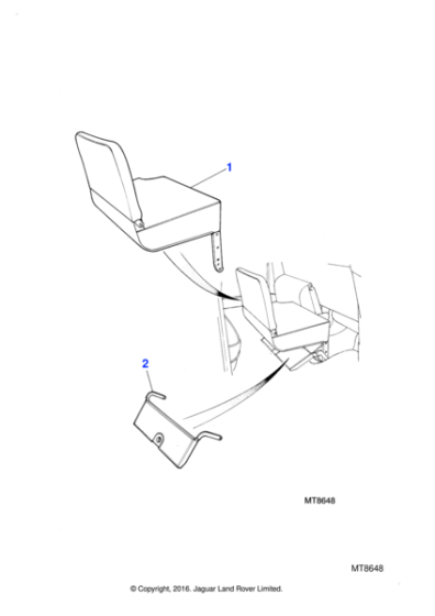 BAC9138 - Jaguar Occasional seat