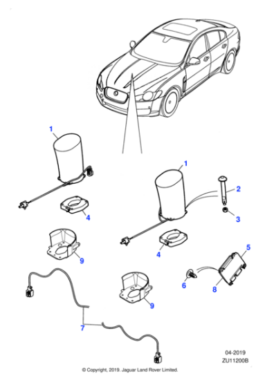 C2Z15890 - Jaguar Sensor