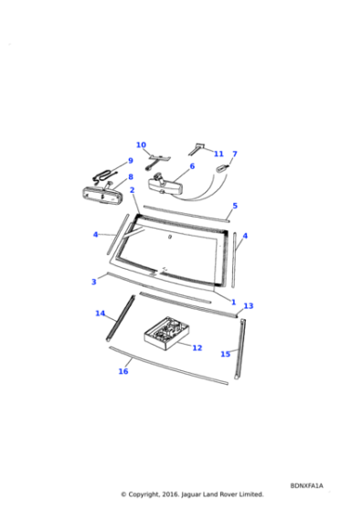 391476 - Land Rover Filler strip