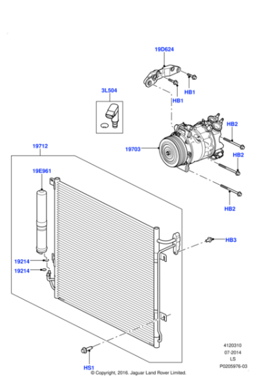 LR056365 - Land Rover Kit - Compressor