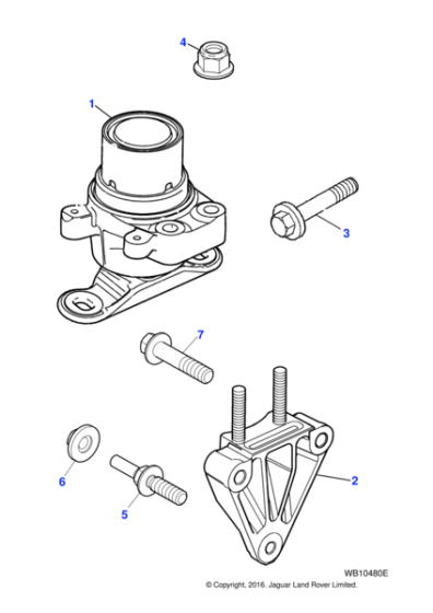 C2S42596 - Jaguar Support bracket