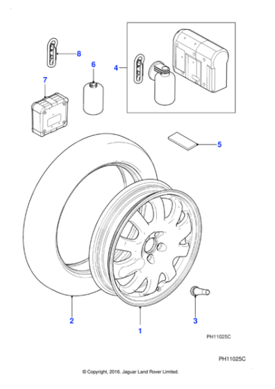 C2P12621 - Jaguar Wheel