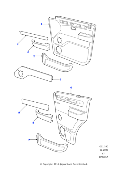 STC61170 - Land Rover Pull-front door