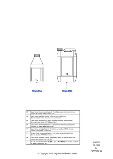 STC9183 - Land Rover Oil - Engine