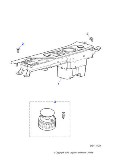 C2D38186 - Jaguar Rotary switch kit