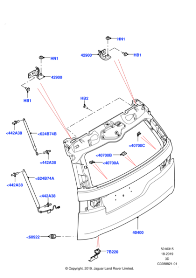 LR134821 - Land Rover Strut