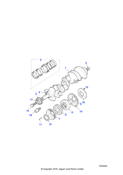 BH605181L - Land Rover Bolt