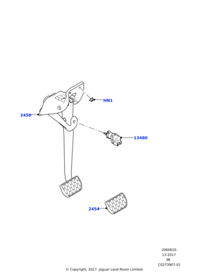 LR116715 - Land Rover Switch - Stop Light