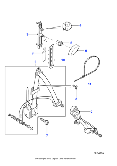 HNC7141AA - Jaguar Collar nut