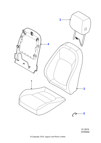 T2H48442QTQ - Jaguar Headrest