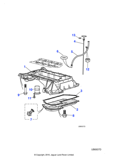 JZH100059 - Jaguar Bolt And Washer