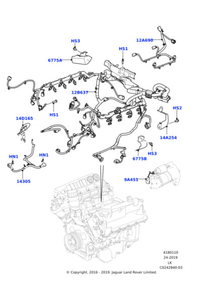 LR011413 - Land Rover Screw