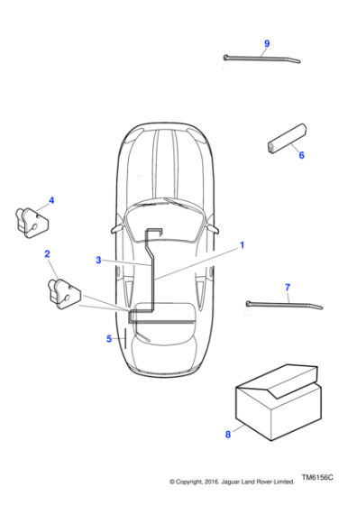 LJB4171AB - Jaguar Audio amplifier link lead