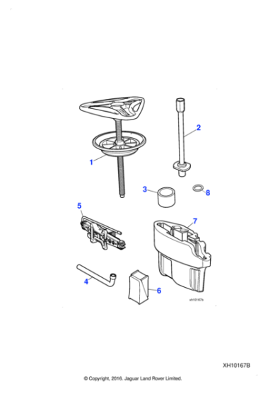 XR826370 - Jaguar Wheel chock