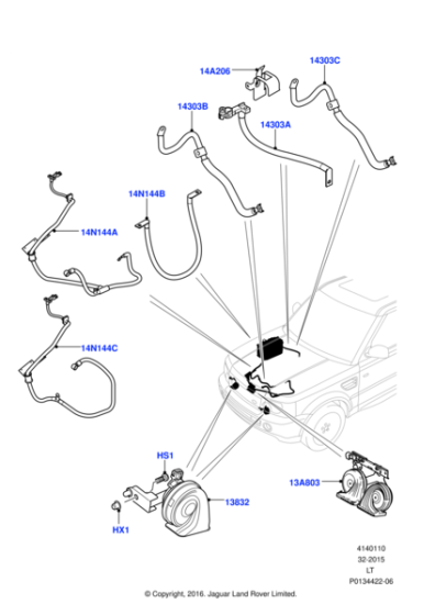 YTA500430 - Land Rover Cable