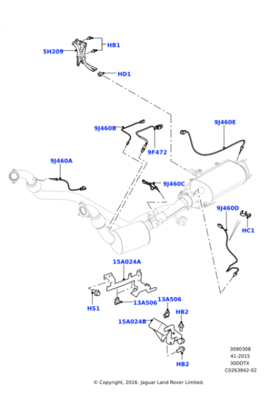 LR072660 - Land Rover Sensor