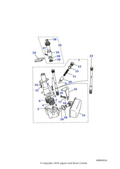 ERR1117 - Land Rover Pump body assembly-engine oil