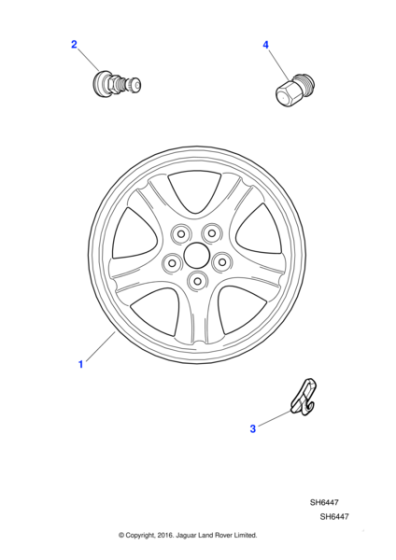 MNC6118AA - Jaguar Road wheel