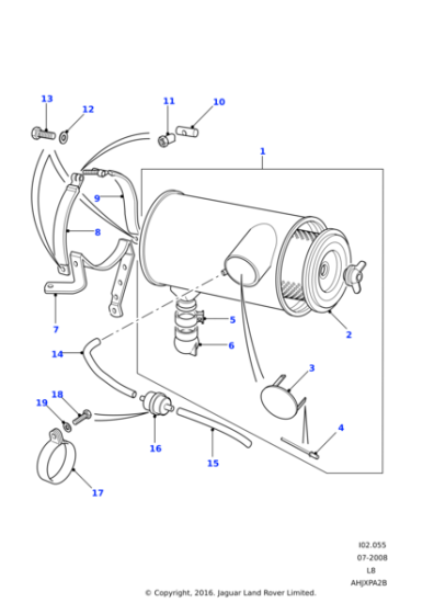 WL600051L - Land Rover Washer-Spring