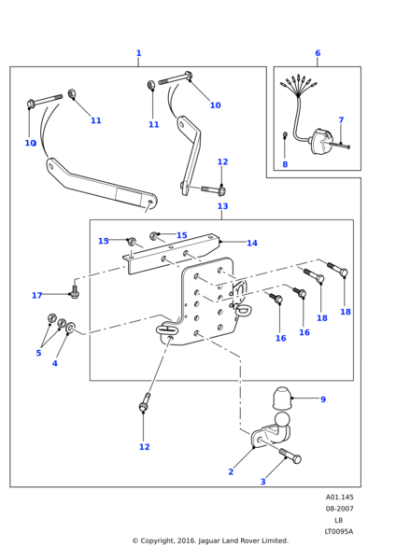 Towing System - Multi-Height Tow Bar, 90