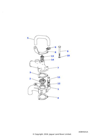 PRC3505 - Land Rover Switch-engine thermostat