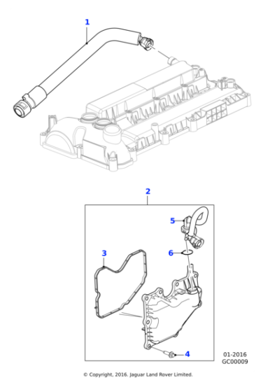 XR858490 - Jaguar Oil separator