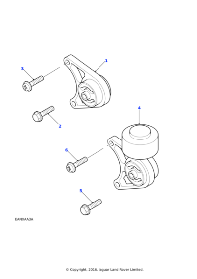 KHC500090 - Land Rover Bracket-Transmission Mounting
