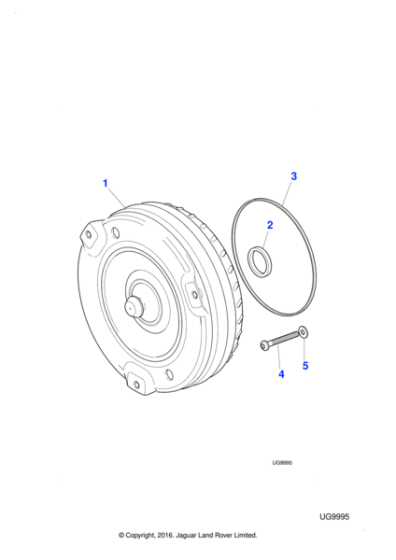 XR830401 - Jaguar Torque converter