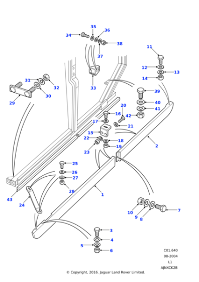 RTC610 - Land Rover Washer-Plain