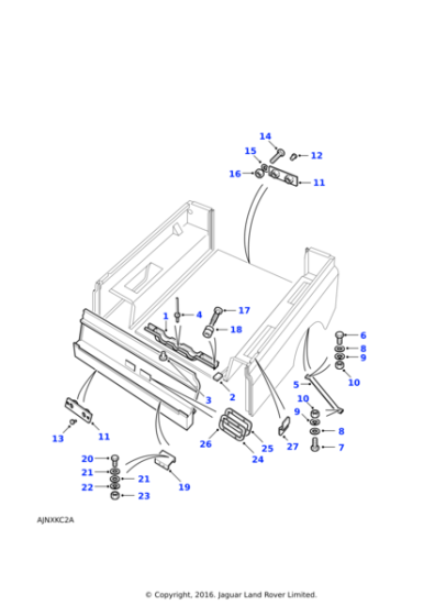 MRC8736 - Land Rover Nut Plate