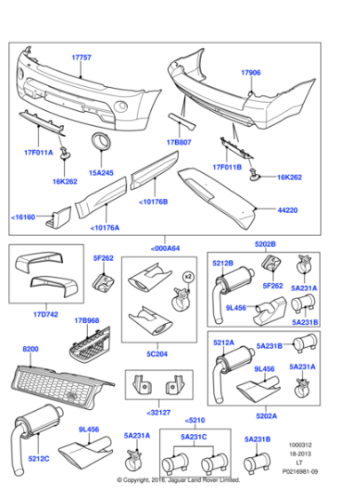 LR015372 - Land Rover Clamp