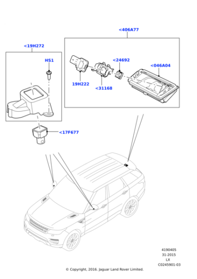 LR092030 - Land Rover Camera