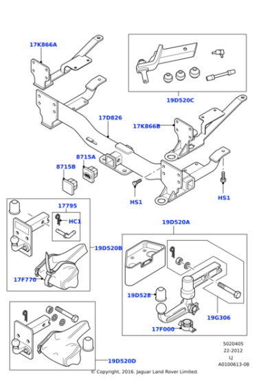 LR012162 - Land Rover Reinforcement